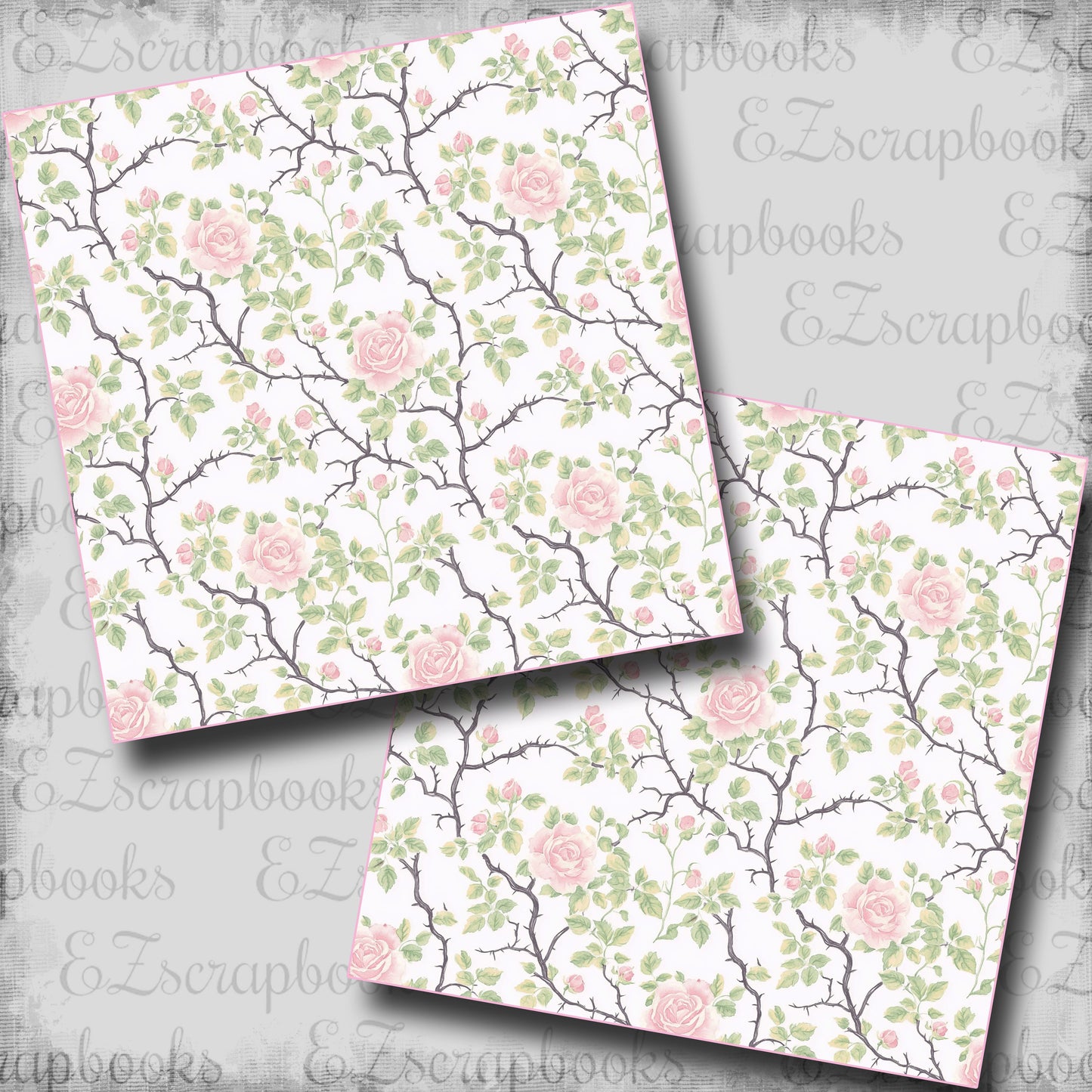 Enchanted Dream Thorns & Roses - Scrapbook Papers - 25-791