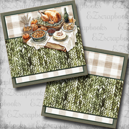 Grateful Feast NPM - Scrapbook Layout - 25-881