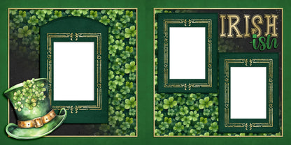 St Patrick's Day EZ Quick Pages -  Digital Bundle - 10 Digital Scrapbook Pages - INSTANT DOWNLOAD