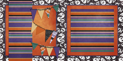 Halloween Happenings NPM - Set of 5 Double Page Layouts - 1627