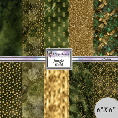 Jungle Gold - 6X6 Paper Pack - 8240-6