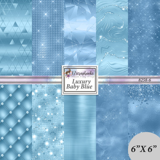 Luxury Baby Blue - 6X6 Paper Pack - 8258-6