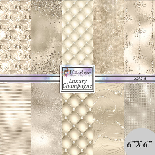 Luxury Champagne - 6X6 Paper Pack - 8262-6