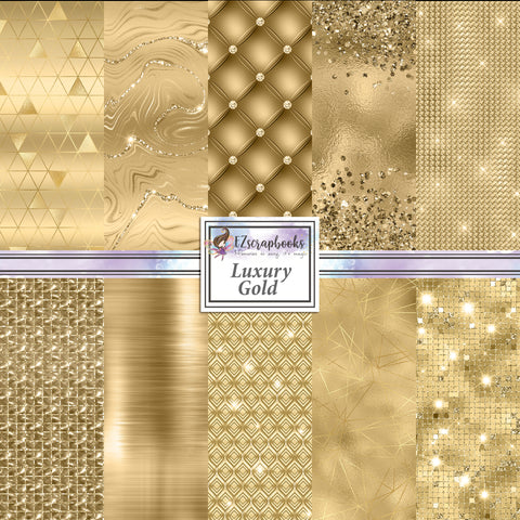 Luxury Gold - Paper Pack - 8264