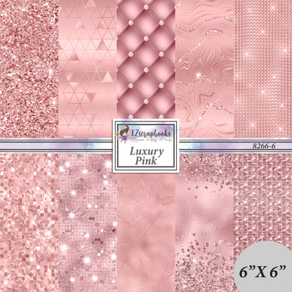 Luxury Pink - 6X6 Paper Pack - 8266-6
