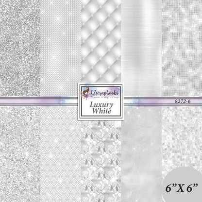 Luxury White - 6X6 Paper Pack - 8272-6