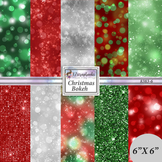 Christmas Bokeh - 6X6 Paper Pack - 8383-6