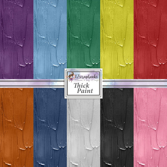 Thick Paint - Paper Pack - 8502