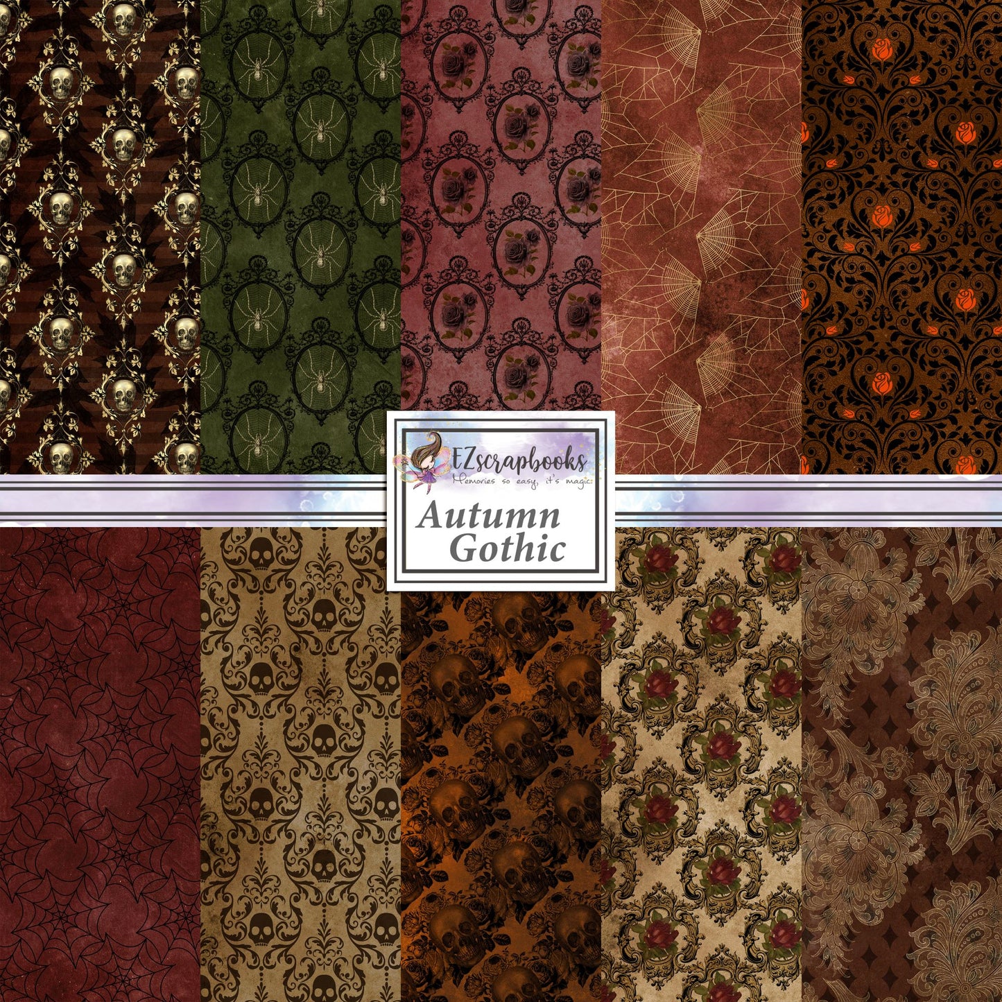 Autumn Gothic - Paper Pack - 8524
