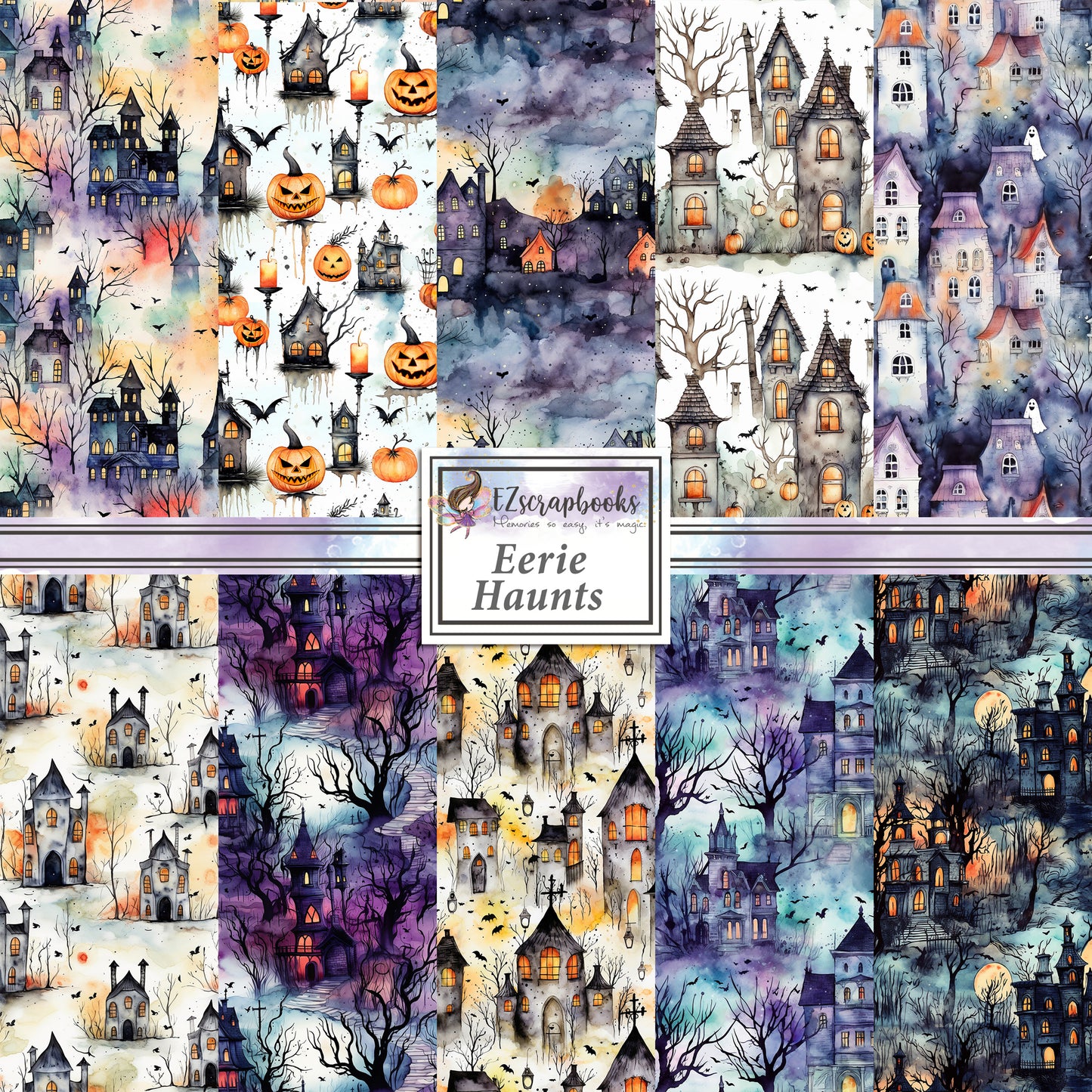Eerie Haunts - Paper Pack - 8542