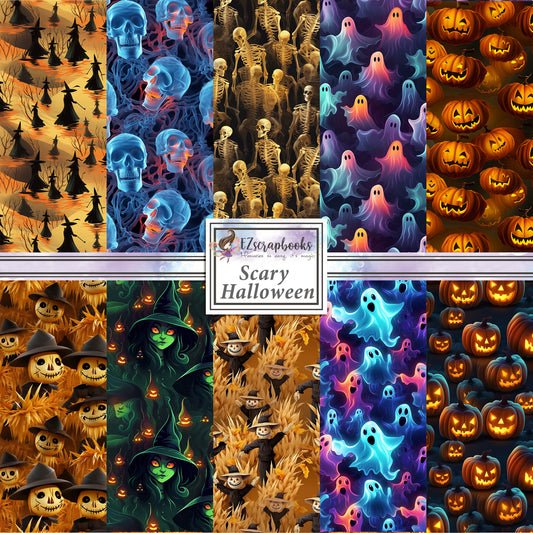 Scary Halloween - Paper Pack - 8543
