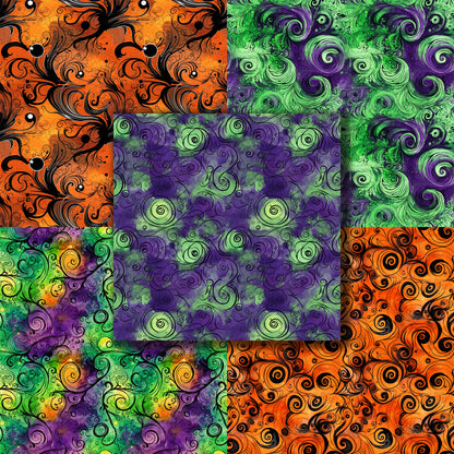 Halloween Swirls - Paper Pack - 8545