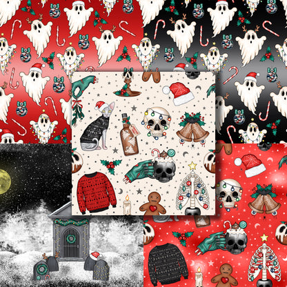 Creepmas Cheer - 12X12 Scrapbook Paper Pack - 8560