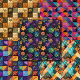 Batik Quilt 12X12 Paper Pack - 8582