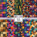 Batik Quilt 12X12 Paper Pack - 8582