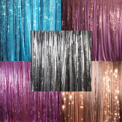 Tinsel Curtains 12X12 Paper Pack - 8585