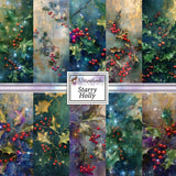 Starry Holly 12X12 Paper Pack - 8592
