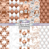 Rose Gold Christmas 12X12 Paper Pack - 8617