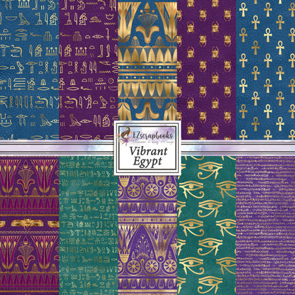 Vibrant Egypt 12X12 Paper Pack - 8639