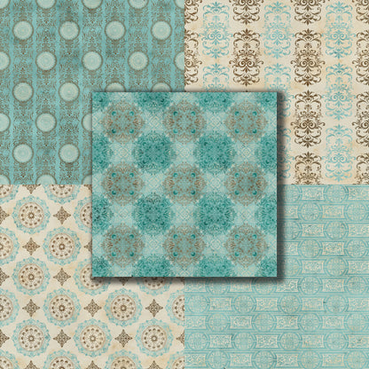 Mystic Damask 12X12 Paper Pack - 8644