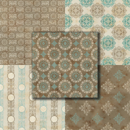 Mystic Damask 12X12 Paper Pack - 8644