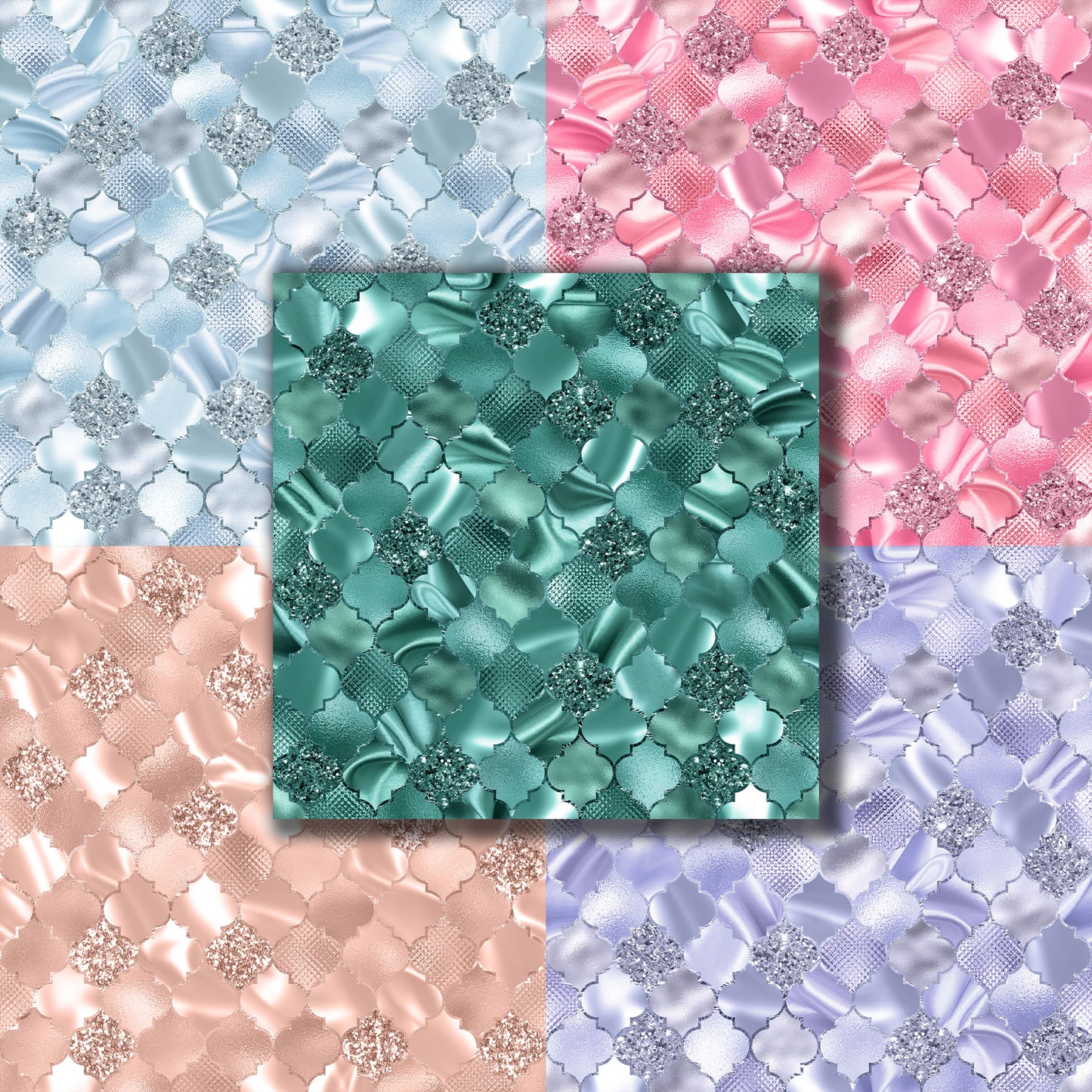 Arabesque Shimmer 12X12 Paper Pack - 8648