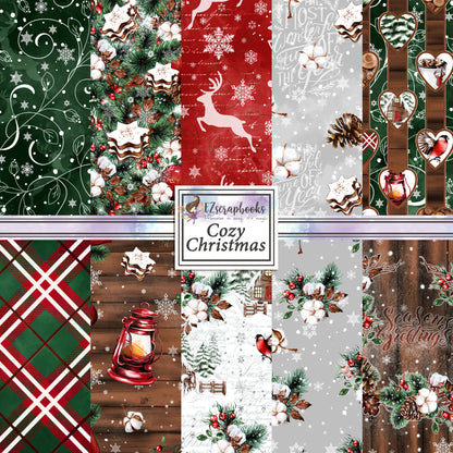 Cozy Christmas 12X12 Paper Pack - 8649