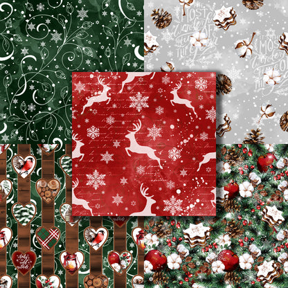 Cozy Christmas 12X12 Paper Pack - 8649