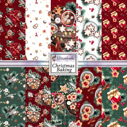 Christmas Baking 12X12 Paper Pack - 8651