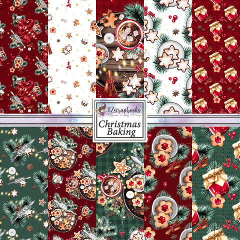 Christmas Baking 12X12 Paper Pack - 8651
