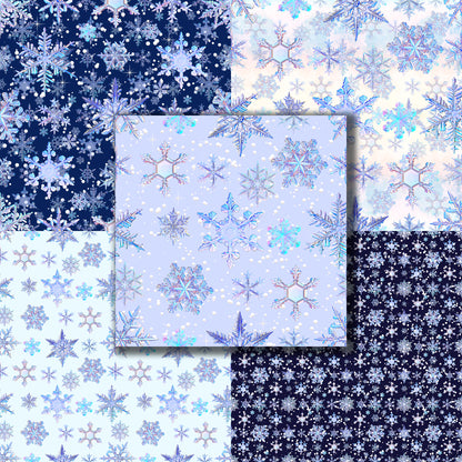 Magical Snowflakes 12X12 Paper Pack - 8655