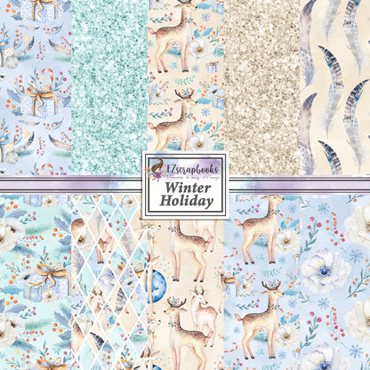 Winter Holiday 12X12 Paper Pack - 8672