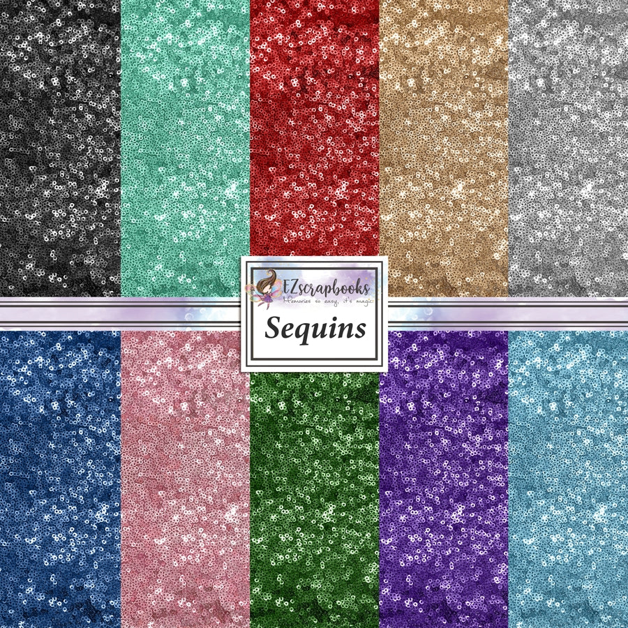 Sequins 12X12 Paper Pack - 8683