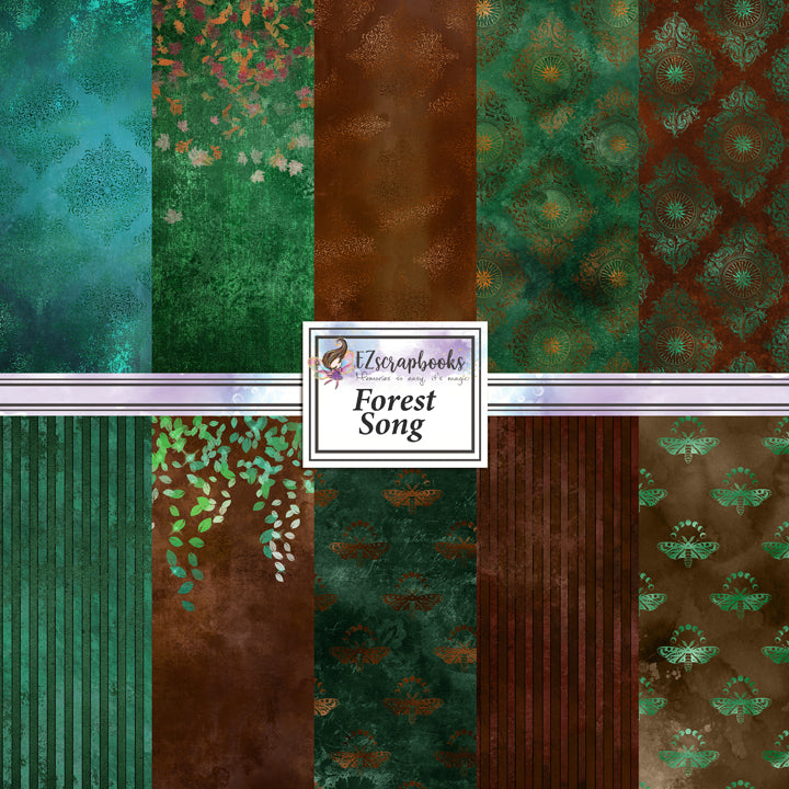 Forest Song 12X12 Paper Pack - 8727