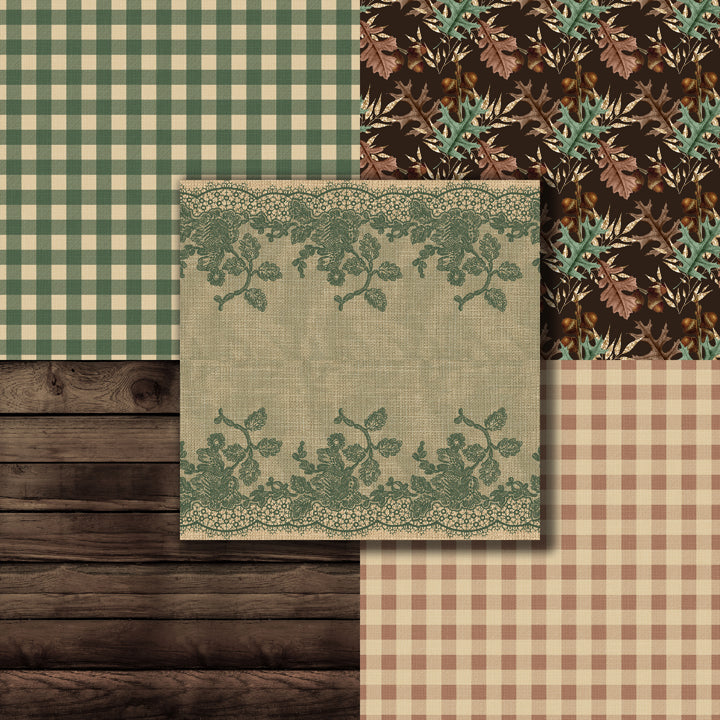 Country Rustic 12x12 Paper Pack - 8735