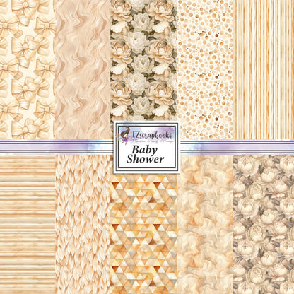 Baby Shower 12X12 Paper Pack - 8748