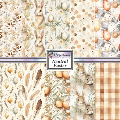 Neutral Easter 12X12 Paper Pack - 8754