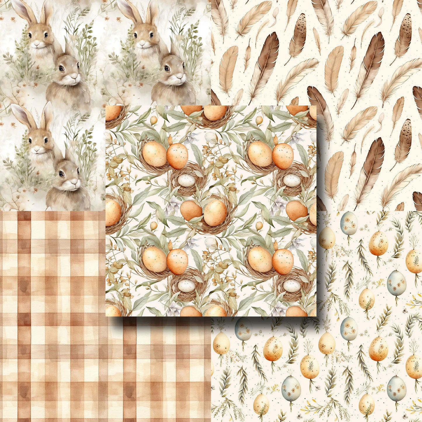 Neutral Easter 12X12 Paper Pack - 8754