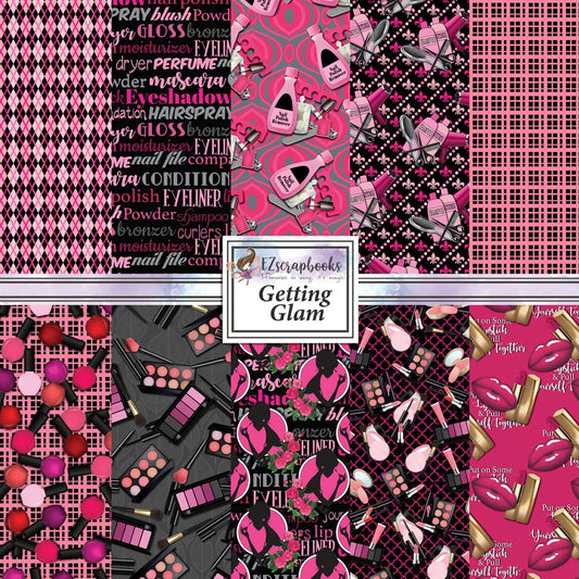 Getting Glam 12X12 Paper Pack - 8768