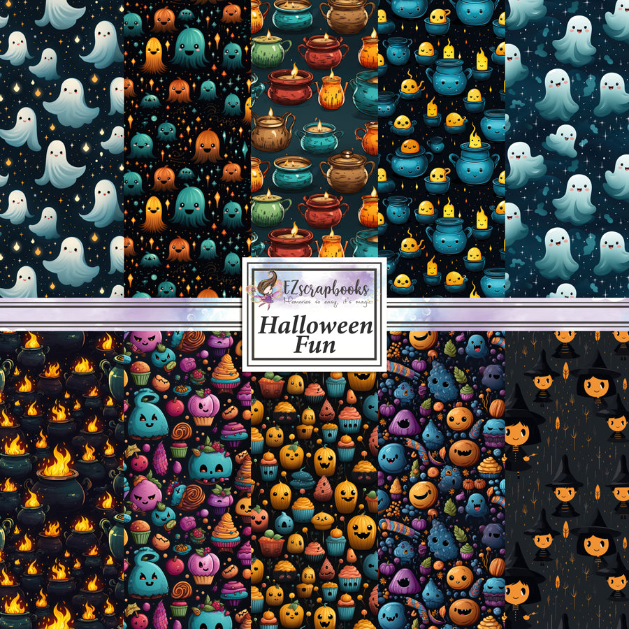 Halloween Fun 12X12 Paper Pack - 8788