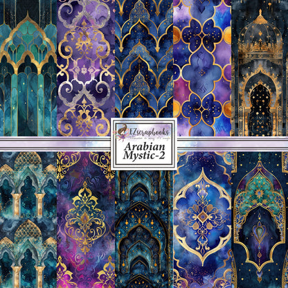 Arabian Mystic-2 12X12 Paper Pack - 8799