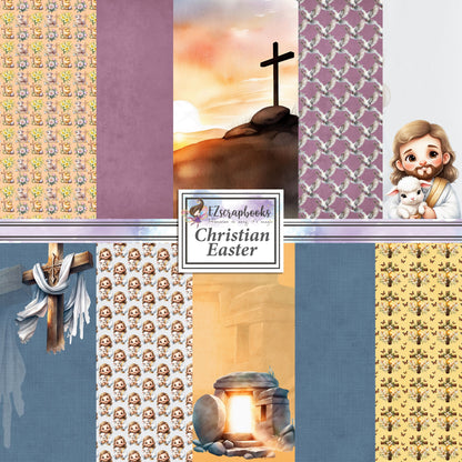 Christian Easter 12X12 Scrapbook Paper Pack - 8841