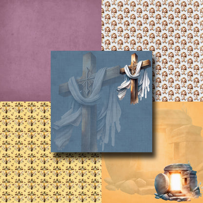 Christian Easter 12X12 Scrapbook Paper Pack - 8841