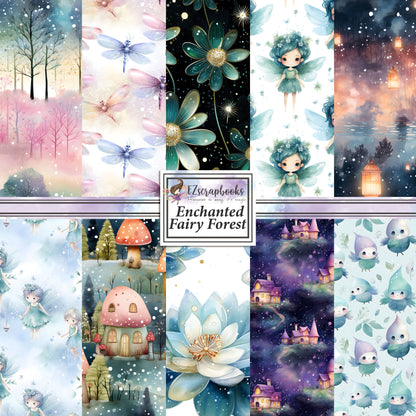 Enchanted Fairy Forest - 12X12 Scrapbook Paper Pack - 8854