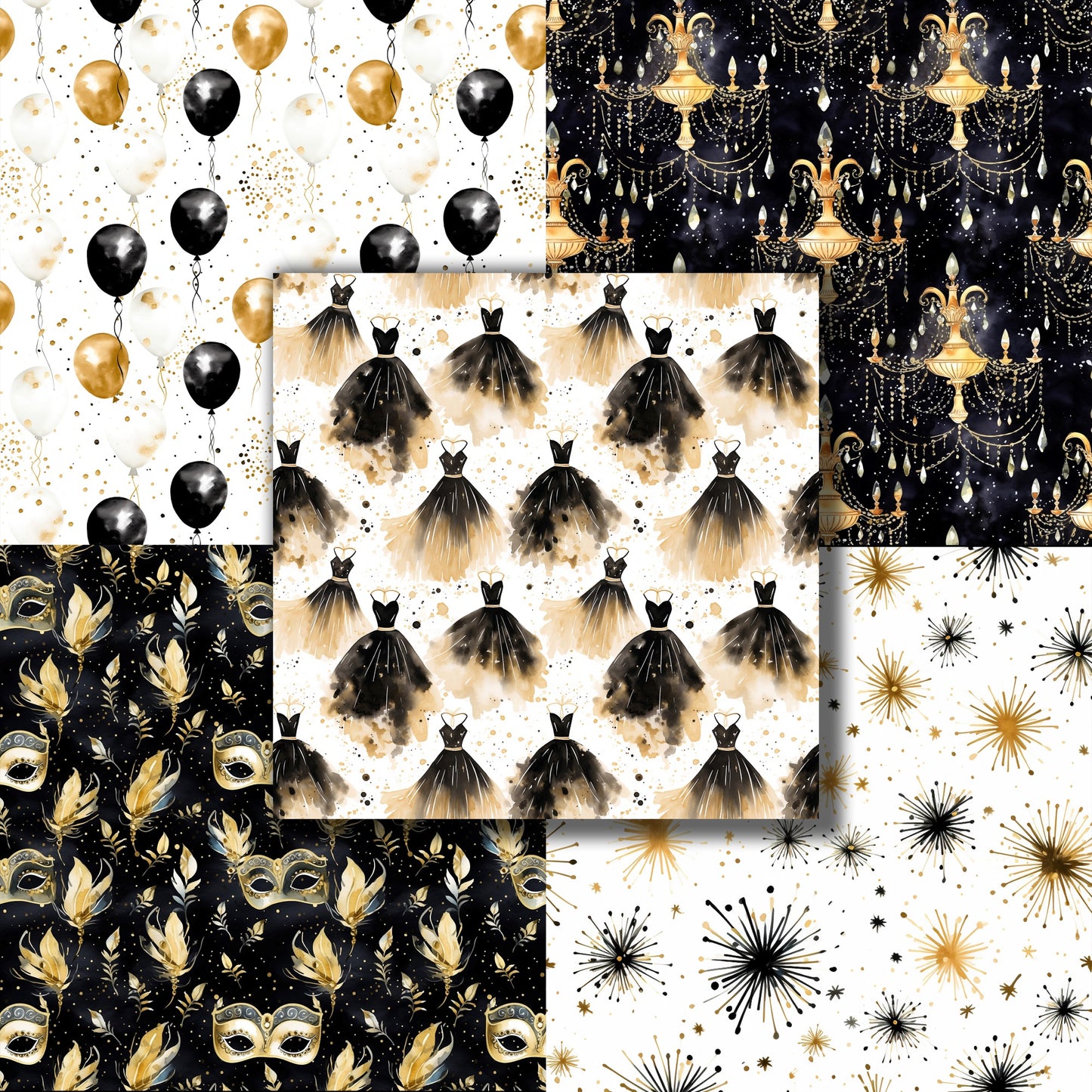 New Year's Eve - 12X12 Scrapbook Paper Pack - 8867