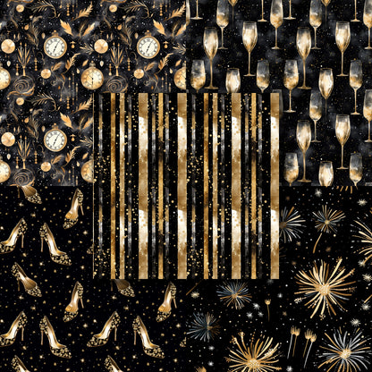 New Year's Eve - 12X12 Scrapbook Paper Pack - 8867