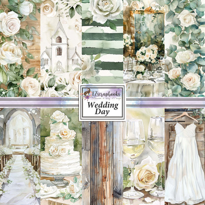 Wedding Day - 12X12 Scrapbook Paper Pack - 8868