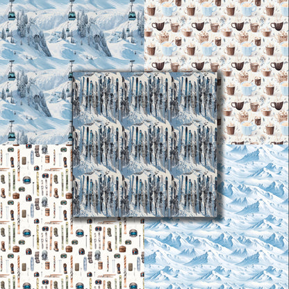 Ski Trip - 12X12 Scrapbook Paper Pack - 8874