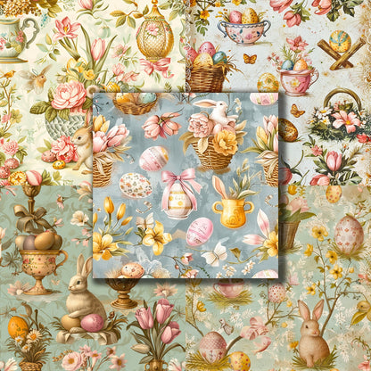 Vintage Easter - 12X12 Scrapbook Paper Pack - 8885