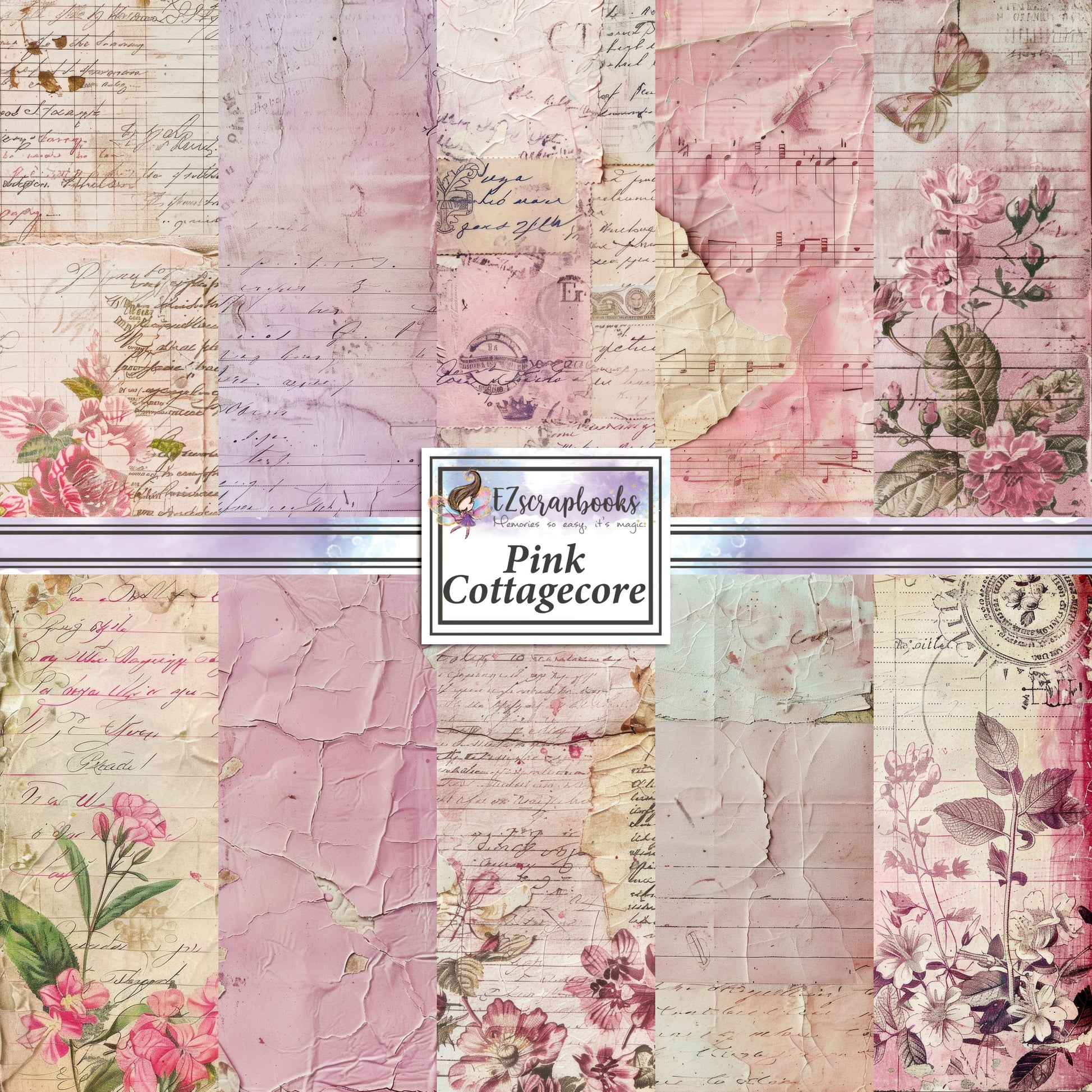 pink-cottagecore-12x12-scrapbook-paper-pack-8914-ezscrapbooks for Free Printable Pink Scrapbook Paper Pink Cottagecore - 12X12 Scrapbook Paper Pack - 8914 – EZscrapbooks for Free Printable Pink Scrapbook Paper